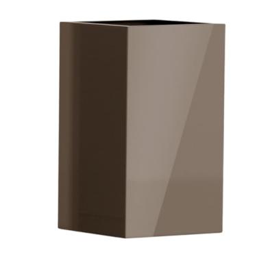Imagem de Vaso Fibra De Vidro Quadrado Texas M 65cm Vietnamita Grande Decorativo (Bronze)