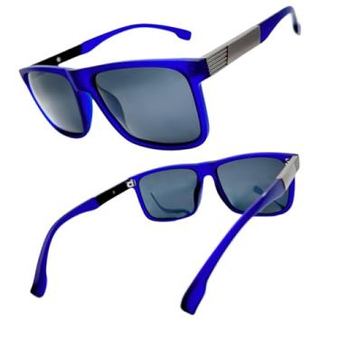 Imagem de Óculos de Sol Joachim Masculino, Esportivo, Polarizado, Retangular, UV400, Ideal para Pesca e Condução (Cor 8)