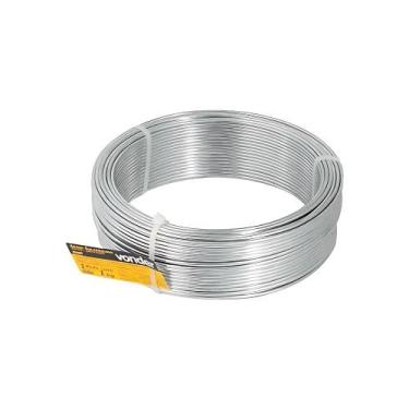 Imagem de Arame Galvanizado 18 Liso 1,24MM BWG Vonder - VONDER ACESSORIOS