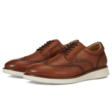 Imagem de Florsheim Sapato Oxford masculino Launch Wing Tip, Conhaque Multi, 43