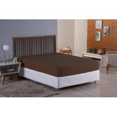 Imagem de Protetor de colchão IMPERMEÁVEL QUEEN 170 fios - SAFIRA ENXOVAIS, Marr