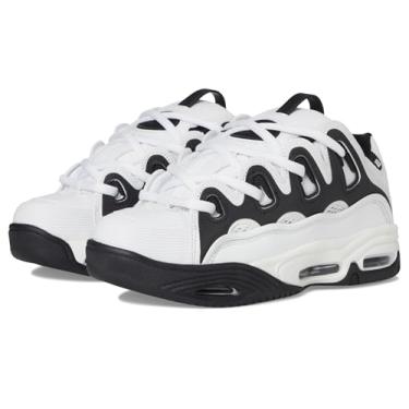 Imagem de Osiris Tênis de skate masculino D3 2001, Branco/Preto, 39