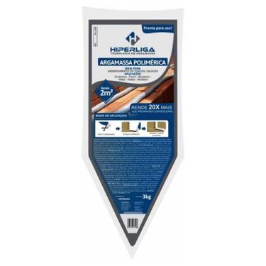 Imagem de Argamassa Polimérica Hiper Liga 3kg Blocos E Tijolos - Hiperliga