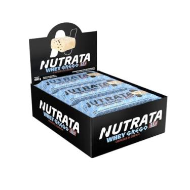 Imagem de NUTRATA WHEY GREGO 40G DISPLAY C/ 12 BARRAS - COOKIES & CREAM