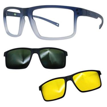 Imagem de Armação de Grau Mormaii 6127 Swap 5 DL6 Com 2 Clipons, G15, Noturno