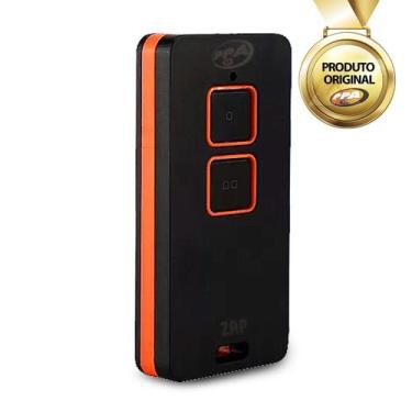 Imagem de Controle Remoto PPA Zap Portão Alarm Preto/Laranja 433,94mHz