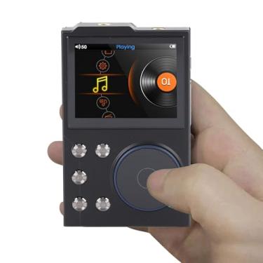 Imagem de MP3 Player Sem Fio, Hifi MP3 Player, Sem Perda DSD DAC FLAC MP3 Digital Audible Player, Player de áudio Portátil de Alta Resolução Suporta até 256 GB