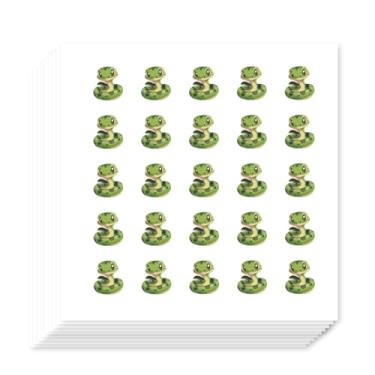 Imagem de AHANDMAKER 500 adesivos autoadesivos de agenda, adesivos de cobra de desenho animado, decalques temáticos de animais para agenda, agenda, scrapbook, artesanato, decoração de festa, saco de presente,