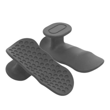 Imagem de Pegciuho Luvas de levantamento de peso Luvas portáteis Proteção à mão de silicone portátil Garra, Cinza Escuro