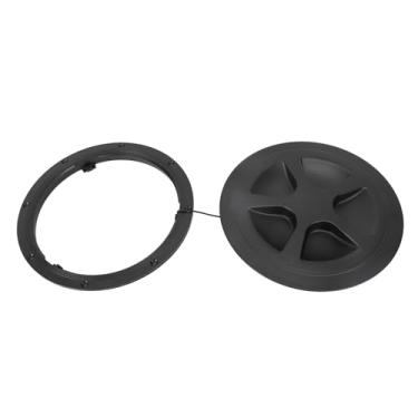 Imagem de Tampa de Acesso Ao Convés do Barco de 8 Polegadas, Escotilha de Inspeção Redonda Com Cobertura Destacável, Material de ABS, Mecanismo de Liberação Rápida, Adequado para Barcos,