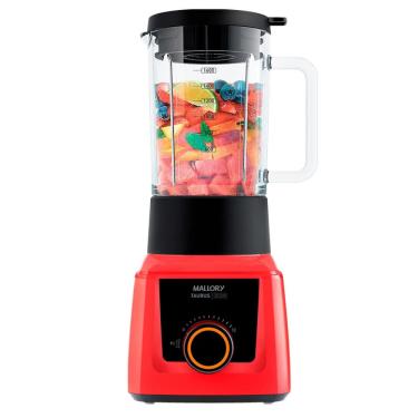 Imagem de Liquidificador mallory taurus vermelho 1300W 12 vel 127V