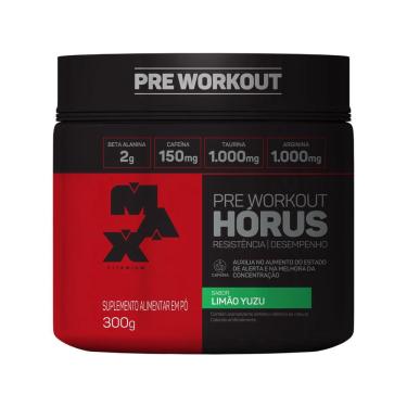 Imagem de Horus Pré Workout Limão Yuzu 300G -Max Titanium