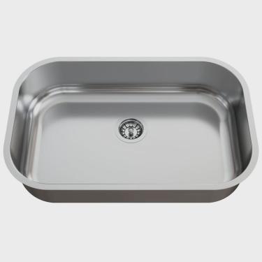 Imagem de Cuba para Cozinha Pia Inox N2 56x35x17cm Polida com Válvula GhelPlus