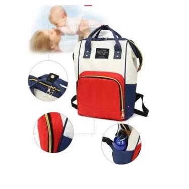 Imagem de Mochila Maternidade Bolsa Bebe Impermeável Menina Menino