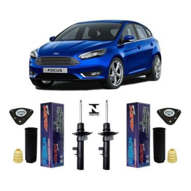 Imagem de Par Amortecedor Kit Coxim Dianteiro Ford Focus (2013 A 2019)