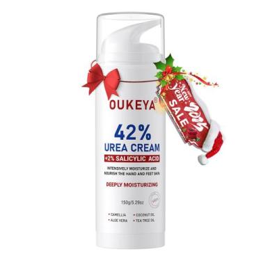 Imagem de Creme OUKEYA Urea 42% com ácido salicílico 2% para pele rachada