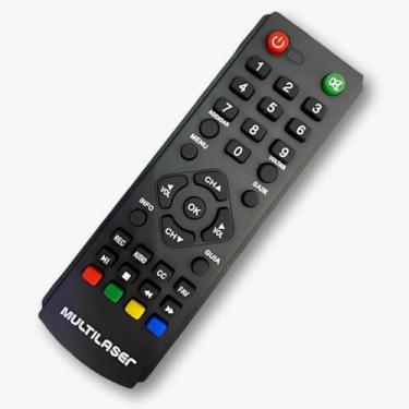 Imagem de Controle Remoto Compatível com MultiLaser RE219 e Imagevox DF03 - DF05 Substitui Modelo Original modelo pra reposição NOVO