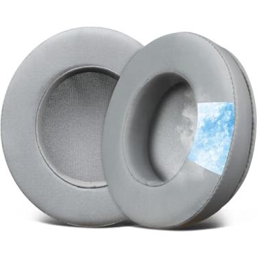 Imagem de SOULWIT Almofadas de Gel Refrescante de Substituição para OneOdio Pro-10/Pro-30/Pro-50/Studio HiFi/Studio Pro-C Y80B/Monitor 60 os Auscultadores, Com Espuma de Alta Densidade - Cinza