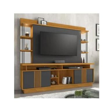 Imagem de Home Esplendor Tv Até 65" JCM Movelaria - Cinamomo/Grafite