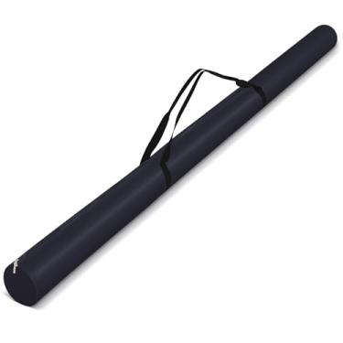 Imagem de Cosblank Bolsa de transporte de dardo de verão em tecido de poliéster resistente para equipamentos de arremesso de atletismo, comporta até 10 dardos (preto)