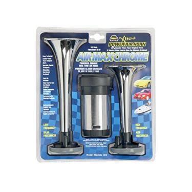 Imagem de Wolo (403) Chifres de trompete cromados Air Max – 12 volts, tom alto e baixo