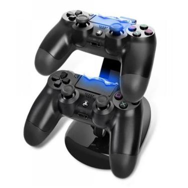 Imagem de Dock Station Duplo Para Controle Ps4 Base Carregadora De Mes - DACAR