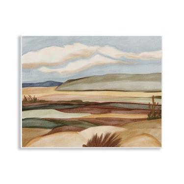 Imagem de Stupell Industries Design de arte tradicional de placa de parede Wild Western View por Nikita Jariwala, 14 x 11