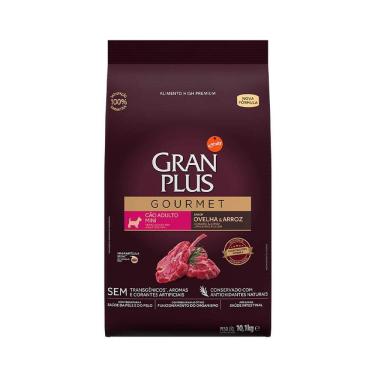 Imagem de Ração Gran Plus Gourmet Cães Adultos Mini Ovelha e Arroz 10,1kg