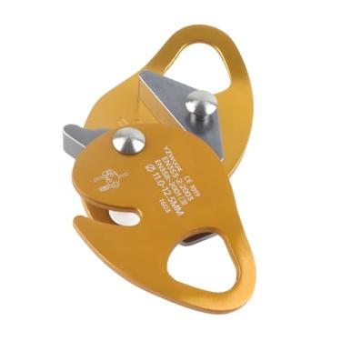 Imagem de Escalada Descendente Engrenagem de Equipamento de Rappel de Trava Automática de Trava de Freio de Corda para 11-12,5 Mm de Corda Com Placa de Fricção Ajustável, Liga de Magnésio