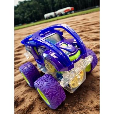 Imagem de Carrinho Monster Truck 4X4 Miniatura, Carrinho de Fricção 360º, Brinquedo Infantil, Estimula a Cordenação Motora, Imaginação e a Criatividade das Crianças. FONSES (CORES SORTIDAS)