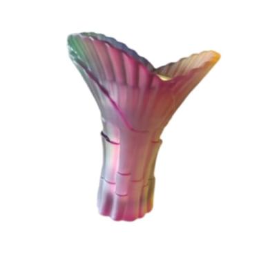 Imagem de IEUDNS Vaso de cristal para flores, arranjo de flores, presentes de aniversário fofos e modernos, queimador de incenso, decoração de mesa para prateleira,