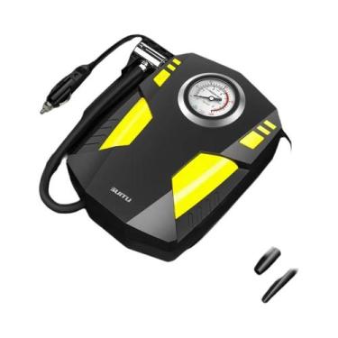 Imagem de Compressor De Ar Elétrico Portátil De 120W Para Carro 50-100PSI Bomba 