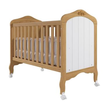Imagem de Berço Mini Cama Harmonia Nature-branco - Permóbili Baby Nature-branco
