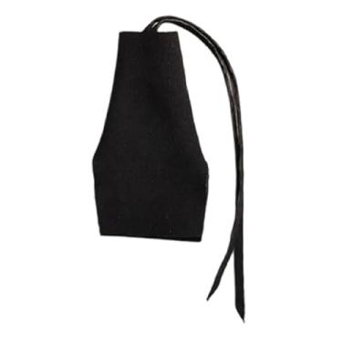 Imagem de Dynwave Vestido justo em escala 1/12, mini vestido tubinho, elegante, retrô, casual, roupa de verão para figuras femininas de 6 polegadas, acessórios, Preto