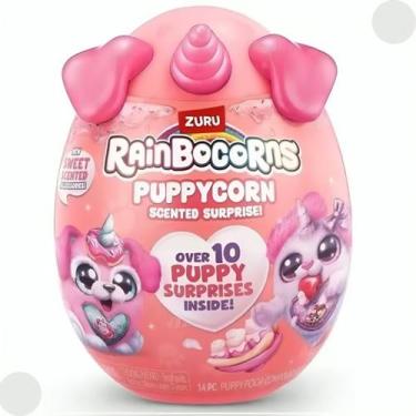 Imagem de Pelúcia Infantil Rainbocorns Puppycorn Ovo Rosa Surpresa Serie 8 F0149