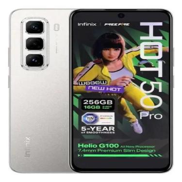 Imagem de Smartphone Infinix Hot 50 PRO 16GB RAM 256GB câmera 50MP tela Amoled 1