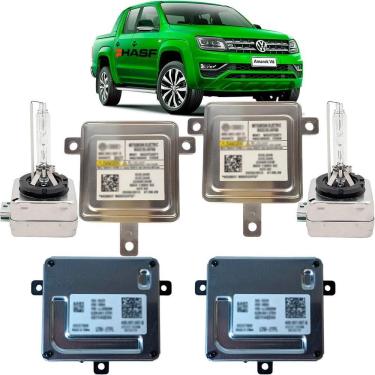 Imagem de Kit Reator Lâmpada Xenon 6000K Par Farol Vw Amarok Audi Golf