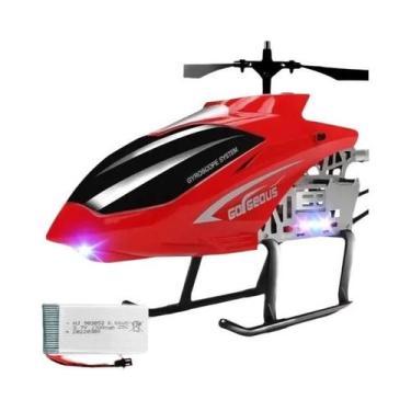 Imagem de Helicóptero De Controle Remoto Grande De 80cm 3.5CH Extra Durável Brin