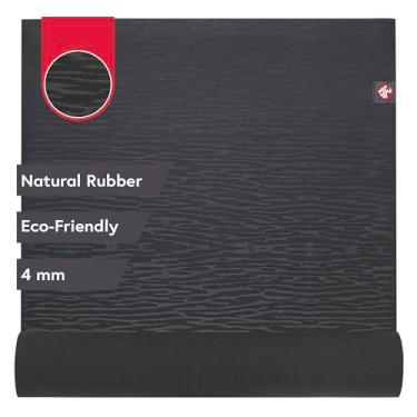 Imagem de Manduka Tapete de ioga longo eKOLite 79" - 4 mm | Borracha natural | Ecológico | Superfície texturizada macia | Sensação natural próxima à pele | 79 x 66 cm | Carvão