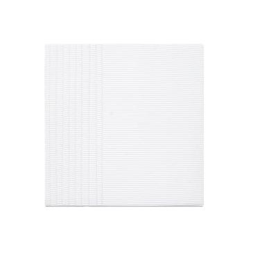Imagem de BIIUVBUL 10 Folhas De Papelão Ondulado Colorido, Papel Decorativo Brilhante Para Projetos Artesanato E Placas, 8,3 X 11,7" (Branco, 11,7")