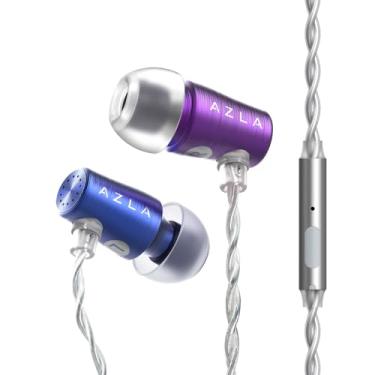 Imagem de AZLA AZEL GEN 3 Gaming Earbuds with Mic – Award-Winning IEMs Tuned for FPS Games – Compatible with PS5, Xbox, PC –Positional Audio & Clear Voice Chat– Wired Gaming Headset for Gamers (Purple Blue)