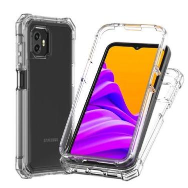 Imagem de Eaglecell - Para Samsung Galaxy XCover7 Pro, XCover6 Pro (SM-G766, SM-G736) - Capa protetora à prova de choque para celular - transparente