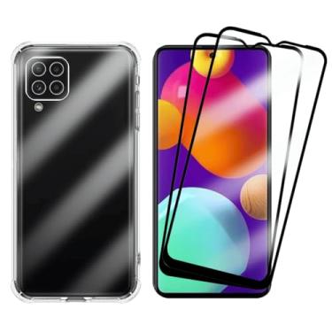 Imagem de Kit Proteção Para Galaxy M62, 2 Películas de Vidro 3D + Capa Transparente Anti Impacto