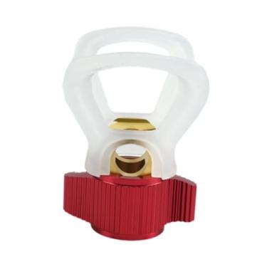 Imagem de Fenteer Protetor de assento para bico de pulverizador sem ar, rosca universal de 7/8 polegadas, bico para pulverizador de tinta, protetor para