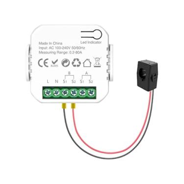Imagem de Stgfyxgs Medidor Wi-Fi para controle de energia em casa, escritório e dormitório, 1 canal