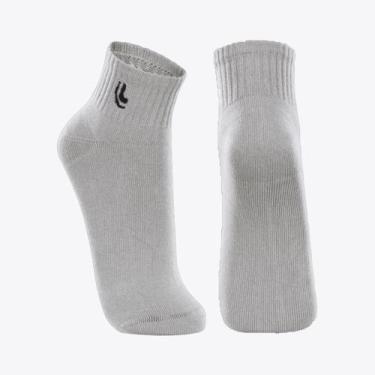 Imagem de Meia Soquete Lupo Cano Médio 03223-001, Cinza, M
