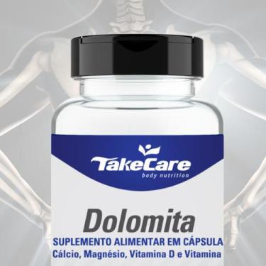Imagem de Kit 2 dolomita com magnésio vitamina d e vitamina k 60 cápsulas - take