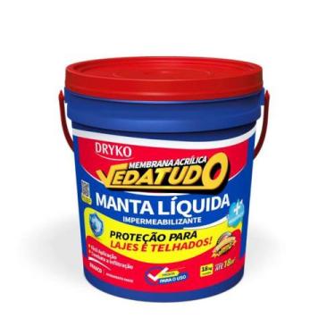 Imagem de Manta líquida impermeabilizante para lajes e telhados 18 Kg - Vedatudo