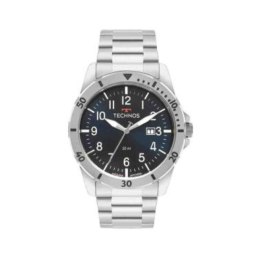 Imagem de Relógio Technos Militar Prata Masculino 2115NBQ/1A