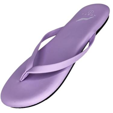 Imagem de NORTY - Sandália feminina de espuma viscoelástica – praia, piscina, chuveiro – Tamanho pequeno, Lavanda 2, 40